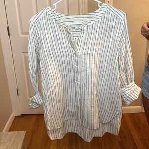 Linen stripped shirt